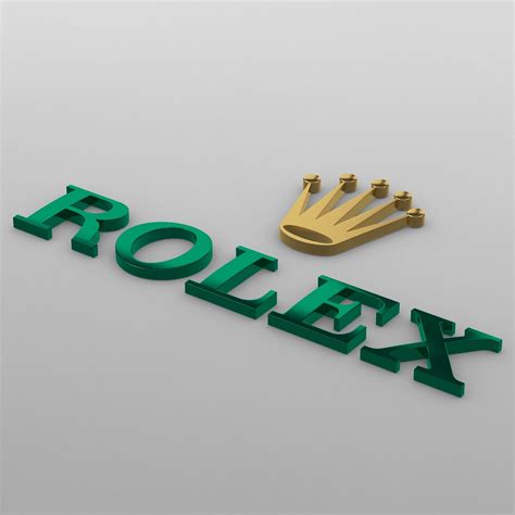 rolex logo 3d|STL file rolex logo ⌚ (OBJ)・3D printable design to download .